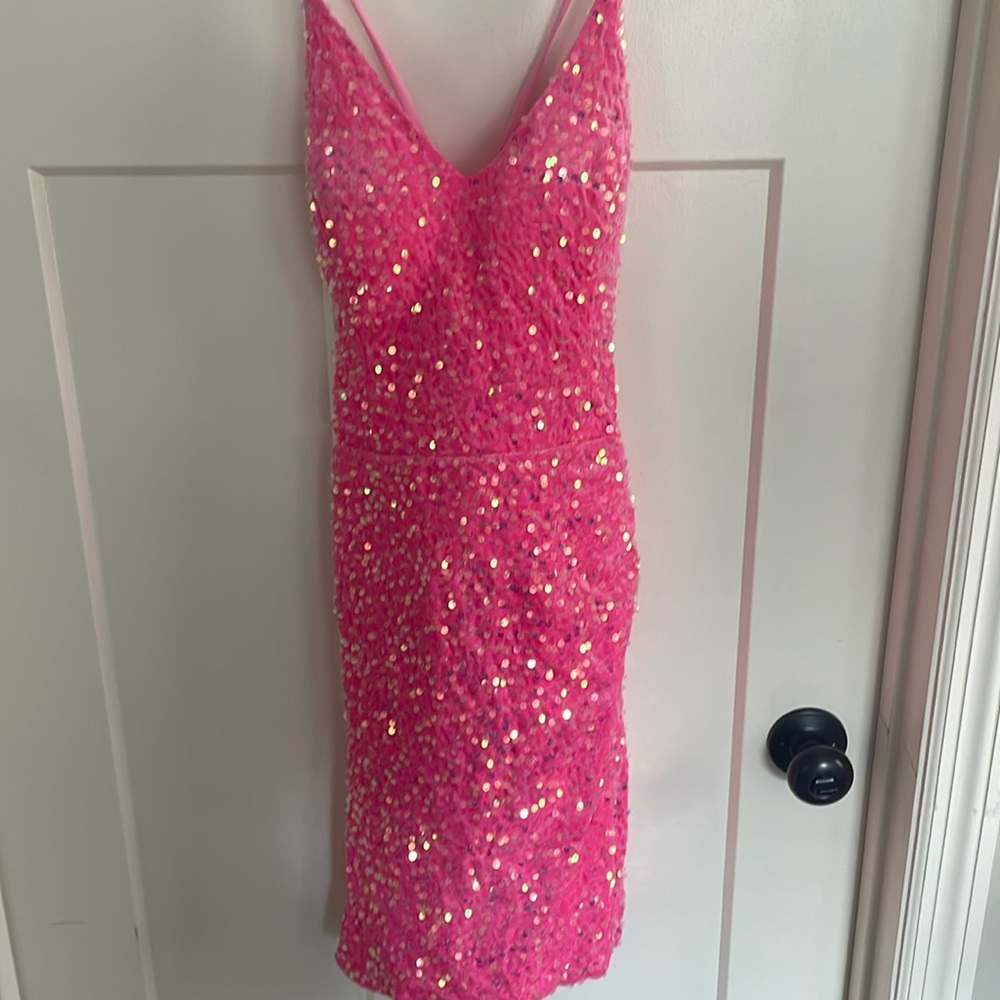 Pink sequin dress (Never Worn) $8 shipping